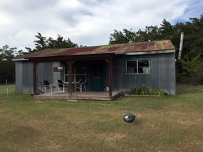 Photo of a shack in the middle of nowhere